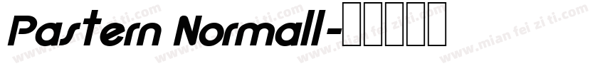 Pastern Normall字体转换